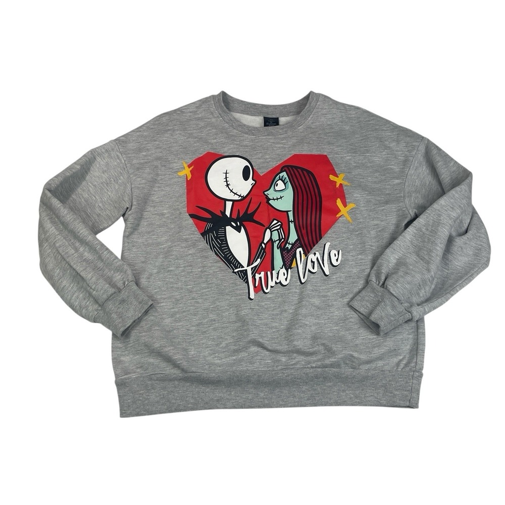 Disney Nightmare Before Christmas True Love Sweatshirt Girls XL Spooky‎ Season